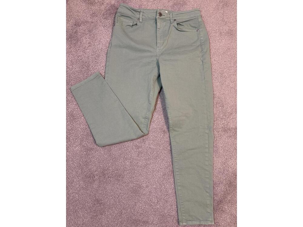LOFT Green Slim Fit Pants